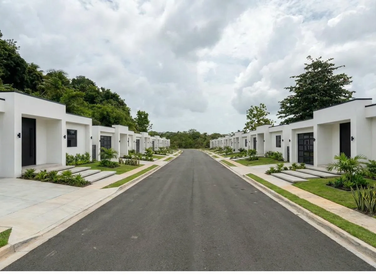 Calle Valle Alto, comunidad Virginia Valley en Juncos