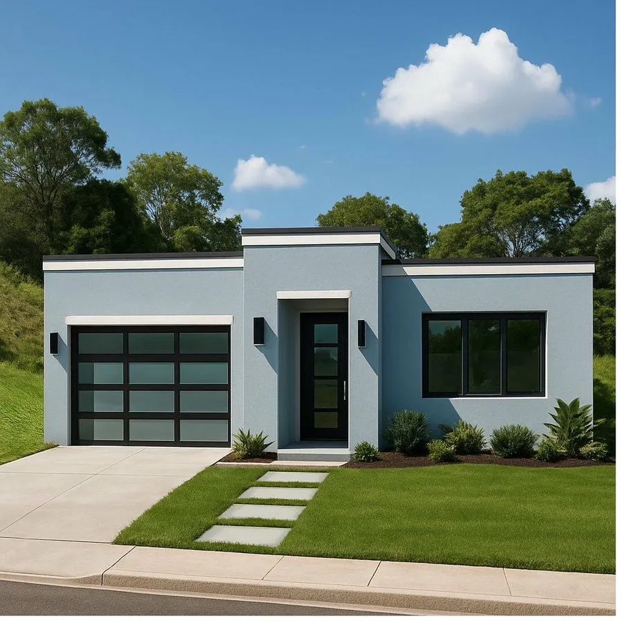 Modelo de casa terminada en Virginia Valley