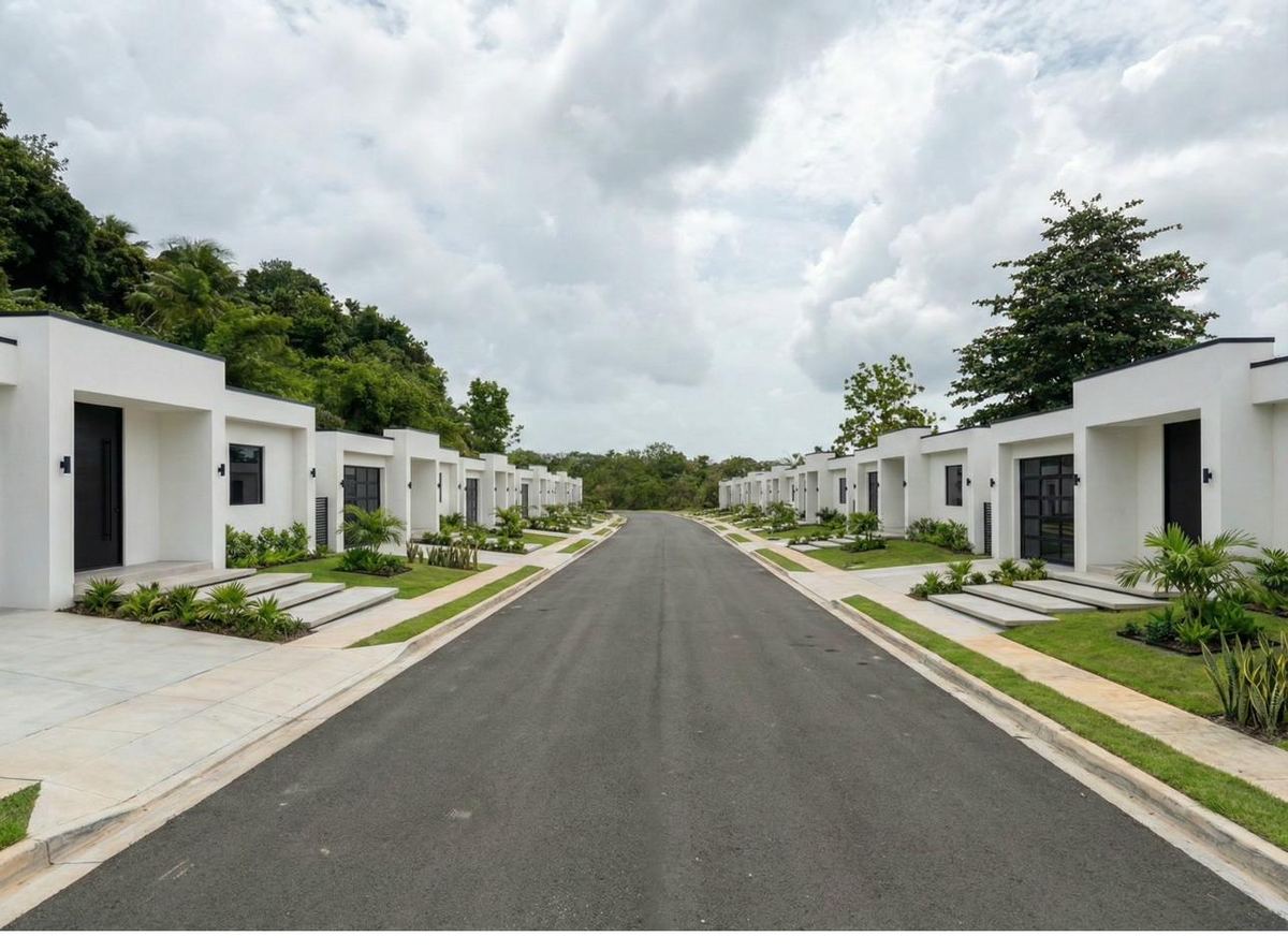Cocina moderna superficie solida casa en venta Juncos Puerto Rico